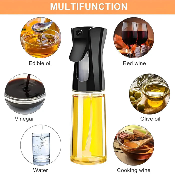 Premium Oil Spray Bottle - Versatile Kitchen Gadgets (250 ML Approx.)