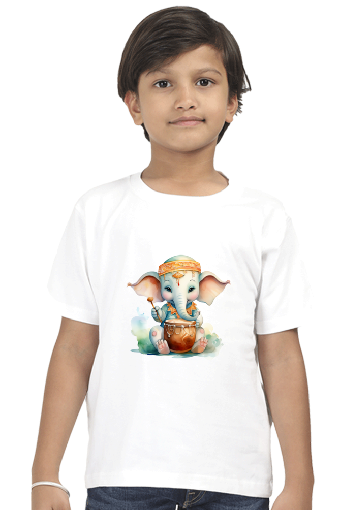 Bal Ganesh Cotton T-shirt for Boys