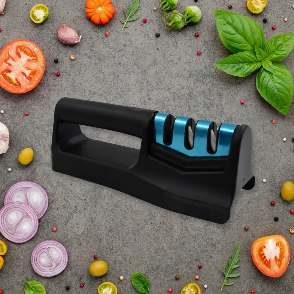 BladePro™ Premium Handheld 3-Step Knife Sharpener for Kitchen