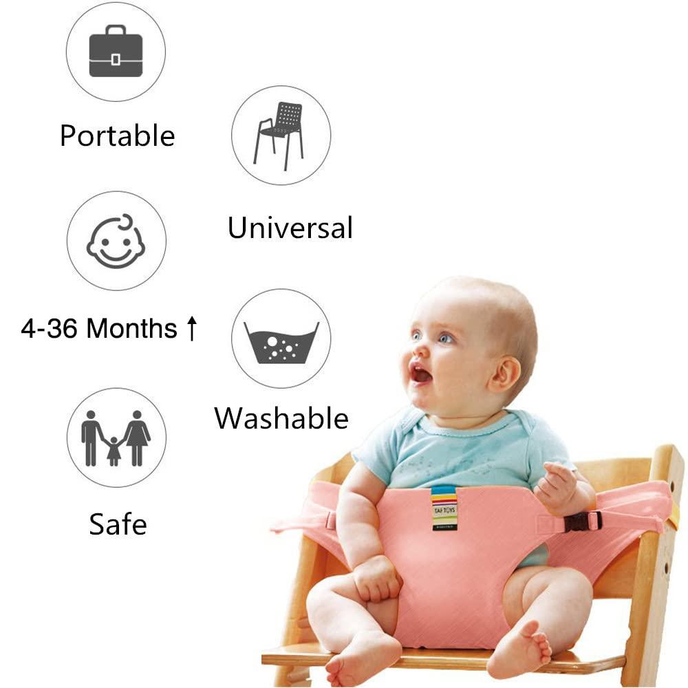 Adjustable Elastic Seat Strap for Baby Feeding and safety