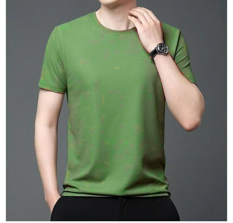 Stretchable Solid Half Sleeves Men's Round Neck T-Shirt (Pack Of 5)