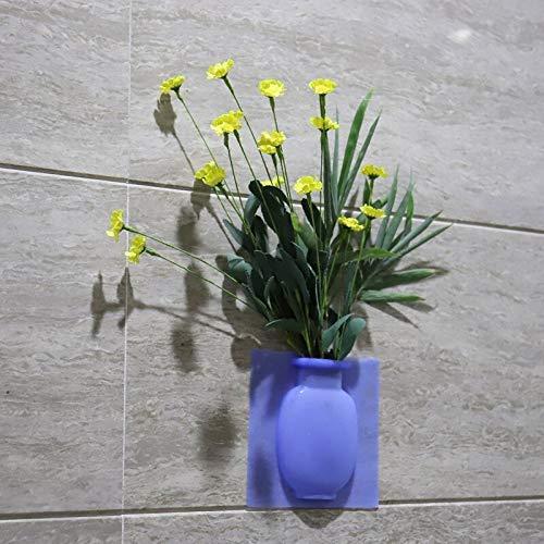Silicone Vase-Wall Mounted Removable Sticky Vase