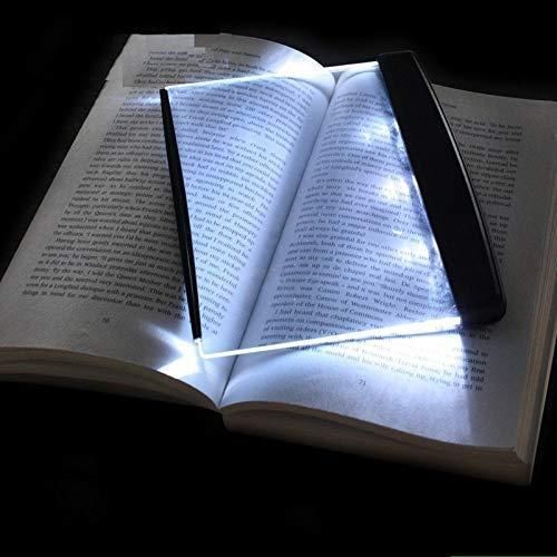 Portable Eye Protect Flat Plate Transparent Night Book Reading LED Light Lamp