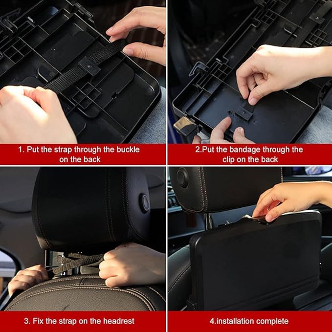 Car Travel Foldable Dining Food Tray