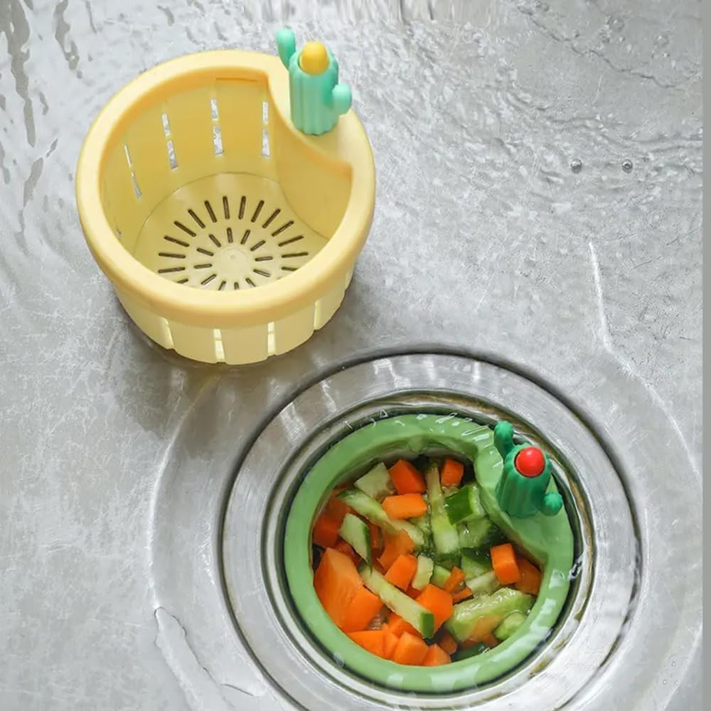 TKitchen™ Plastic Kitchen Sink Drain Strainer (Pack Of 2)