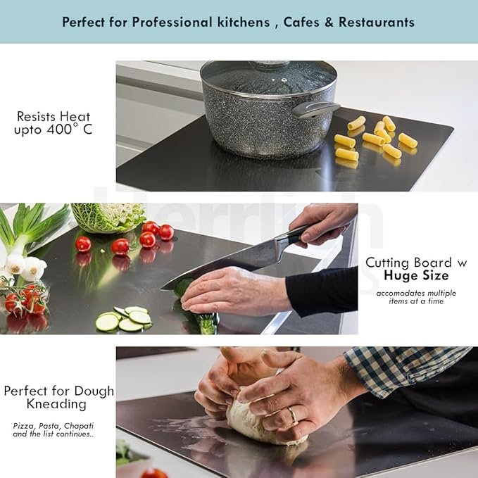 THOE™ Premium Stainless Steel Chopping Board (35x31cm)