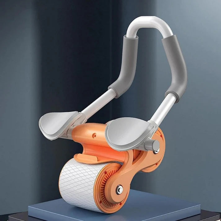 Abdominal Exercise Roller - Automatic Rebound Workout Wheels with Timer