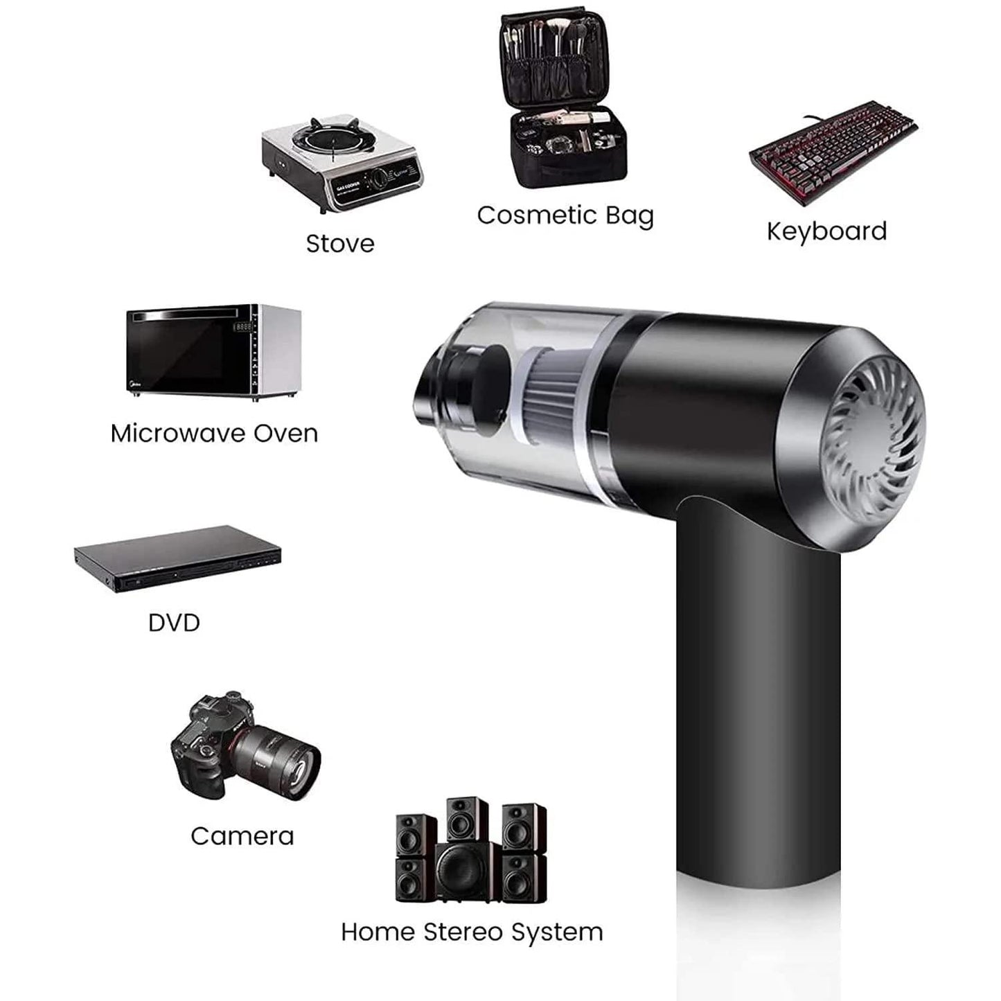 Portable Wireless Dust Vacuum Cleaner 2 In 1
