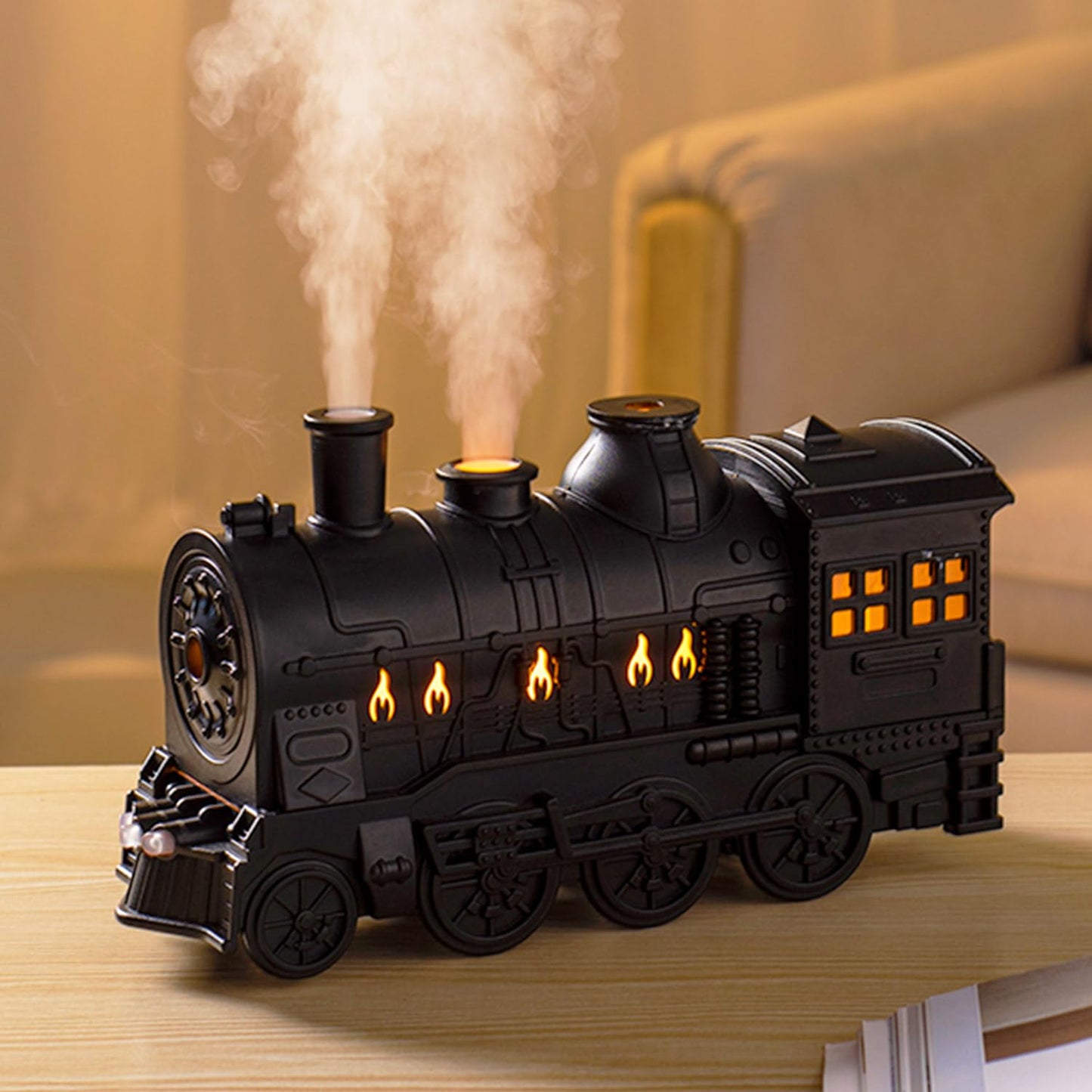 Retro Train Portable Mini Humidifier β Perfect for Bedroom & Living Room