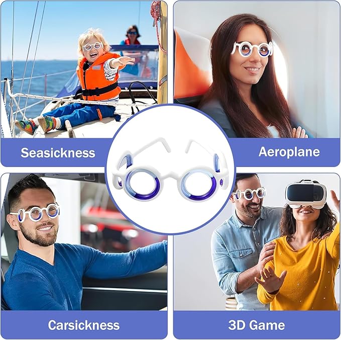Motion Sickness Relief Glasses