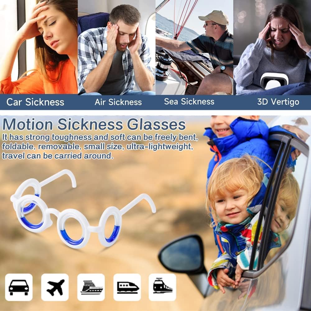 Motion Sickness Relief Glasses
