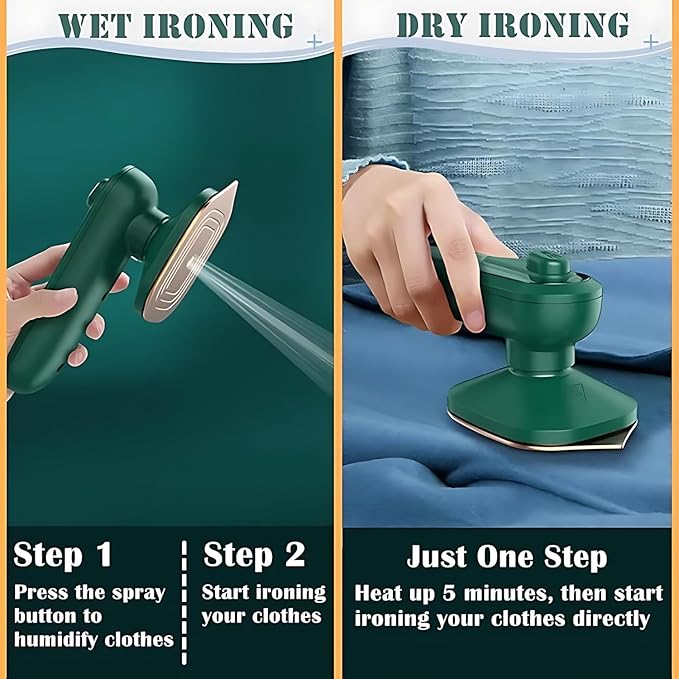 Portable Steamer Iron Press