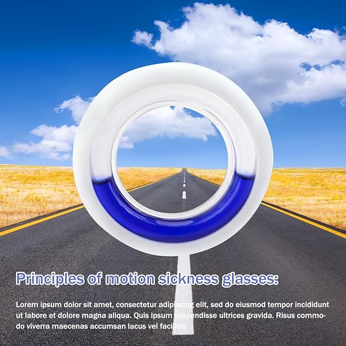 Motion Sickness Relief Glasses