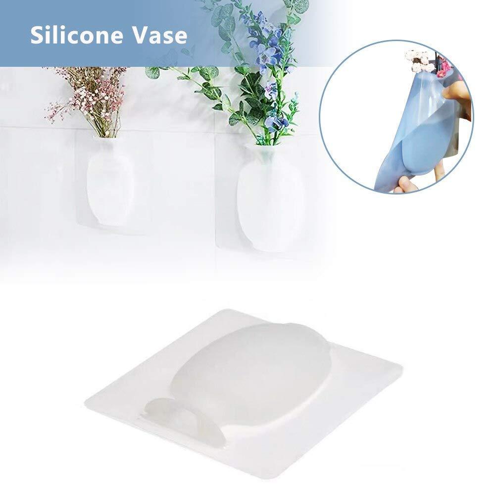 Silicone Vase-Wall Mounted Removable Sticky Vase
