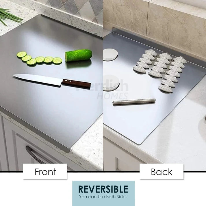 THOE™ Premium Stainless Steel Chopping Board (35x31cm)