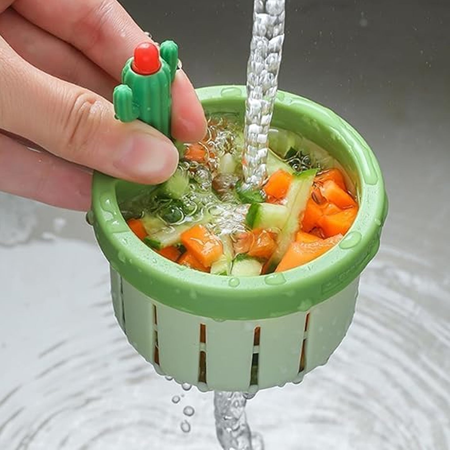 TKitchen™ Plastic Kitchen Sink Drain Strainer (Pack Of 2)