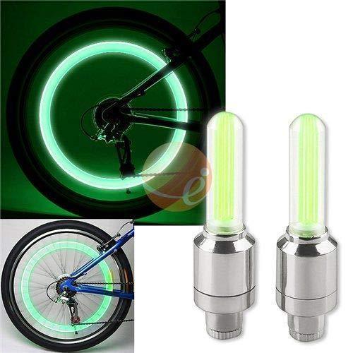 THOX™ Led Flash Light Lamp Wheel Valve Sealing Caps (Pack Of 2)