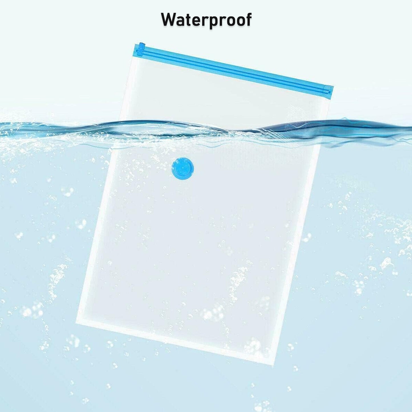 17826 Vacuum Storage Bags With Suction Pump Shirt Clips - Vacuum Bags - Big Capacity Vacuum Seal Bags For Travel Clothes Blankets Pillows Compression Bags Space Saver Vacuum Storage Bags (5 Pcs Set)