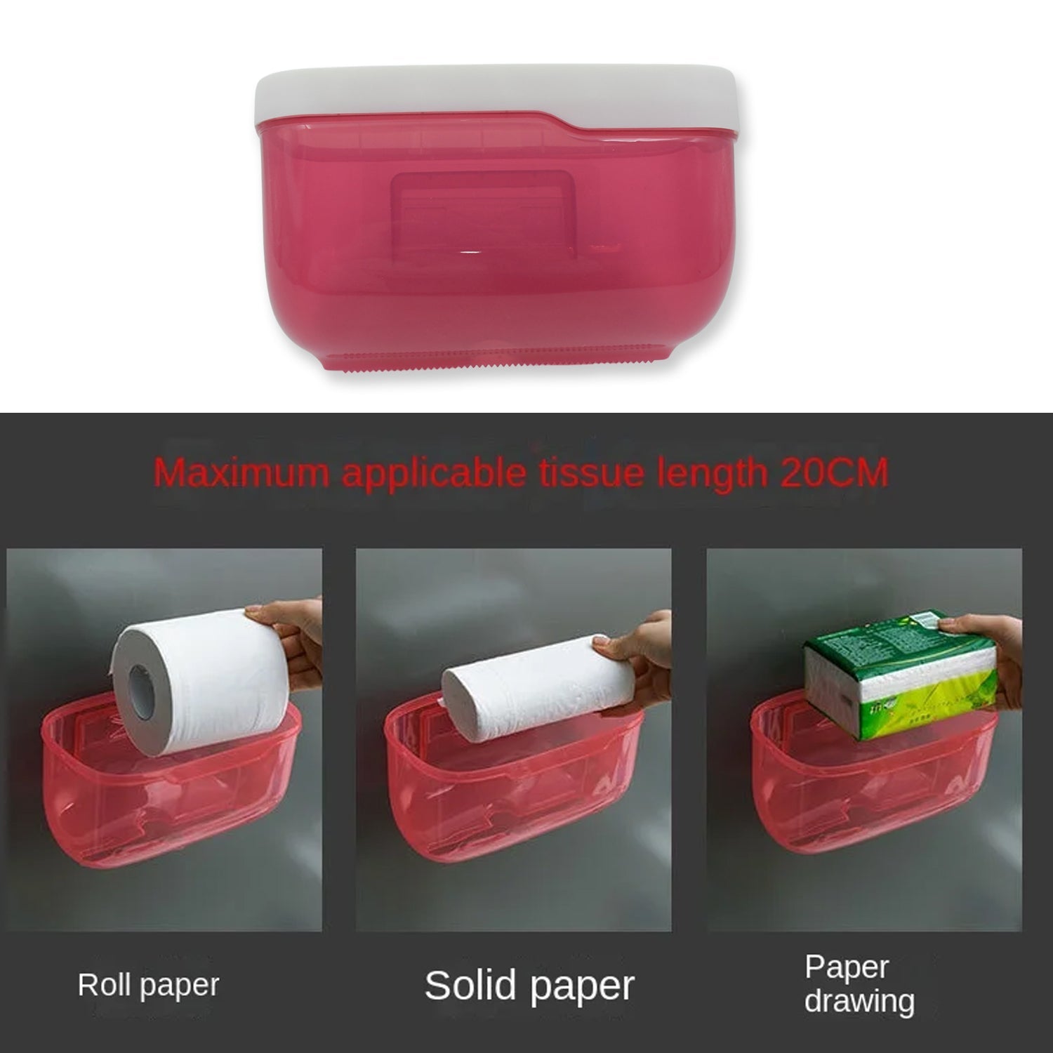 Bathroom tissue dispenser with phone holder, easy installation