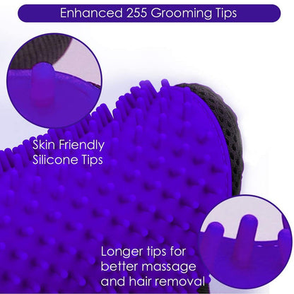 Purple cleaning brush for household