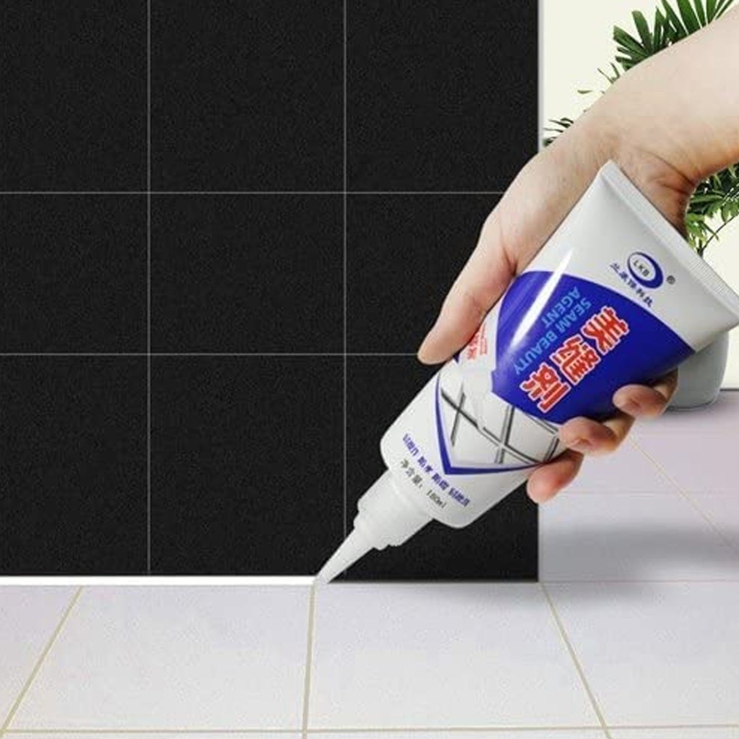 Waterproof Tile Gap / Crack / Grout Filler Water-Resistant Silicone Sealant for DIY Home Sink Gaps / Tiles Gaps / Grouts Repair Filler Tube For Home, Office, Bathroom, Toilets, Kitchen (180 Ml)