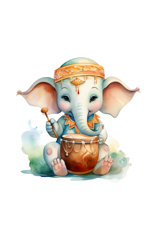 Bal Ganesh Cotton T-shirt for Boys