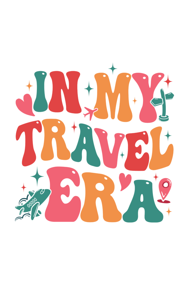THOX Oversized T-Shirt for Women - In My Travel Era