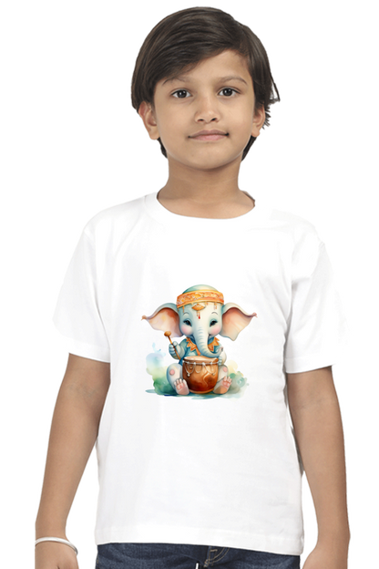 Bal Ganesh Cotton T-shirt for Boys