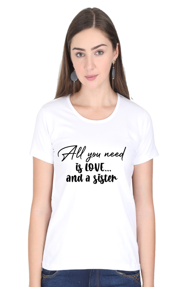 T Shirt for Girls - Sister's Love