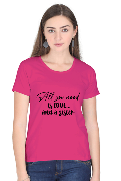 T Shirt for Girls - Sister's Love