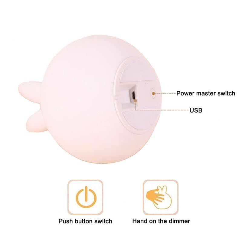 Rabbit Silicone Touch Sensor Light