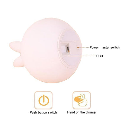 Rabbit Silicone Touch Sensor Light