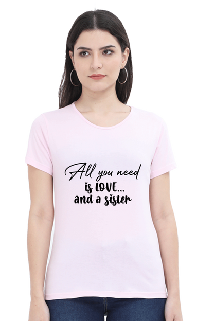 T Shirt for Girls - Sister's Love