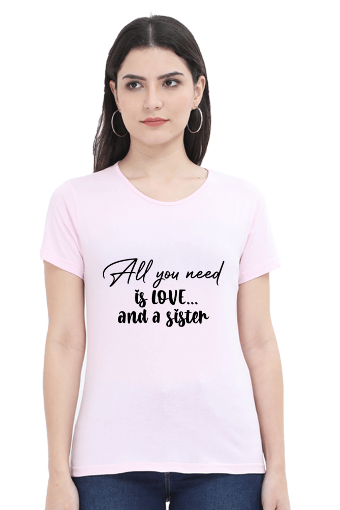 T Shirt for Girls - Sister's Love