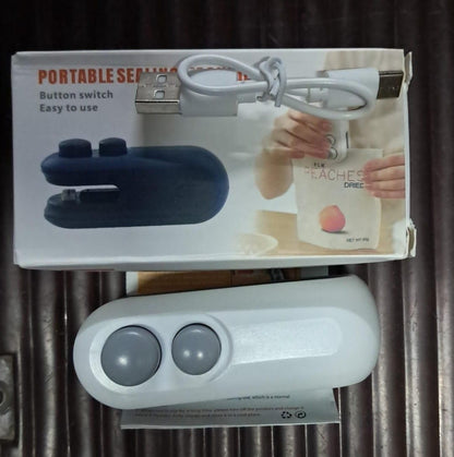 Portable Mini Sealing Machine With USB Rechargeable Magnetic Bag Sealer Heat Seal with Cutter