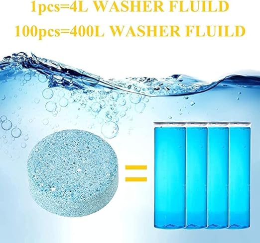 Car Windshield Glass Cleaner Tablets Wash (Pack of 10)