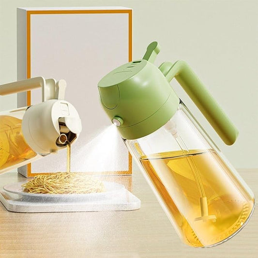 2-in-1 Large Capacity Multi-Function Glass Oil Pot