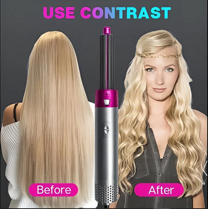 Muti-Functional 5 IN 1 Hair Styling Tool Detachable Hot Air Brush Hair Dryer with Comb