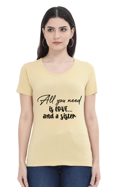 T Shirt for Girls - Sister's Love