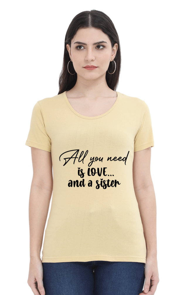 T Shirt for Girls - Sister's Love