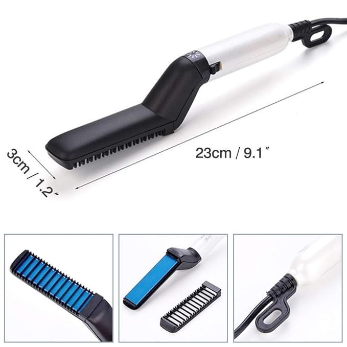 Men's Beard and Hair Curling Straightener (Modelling Comb)