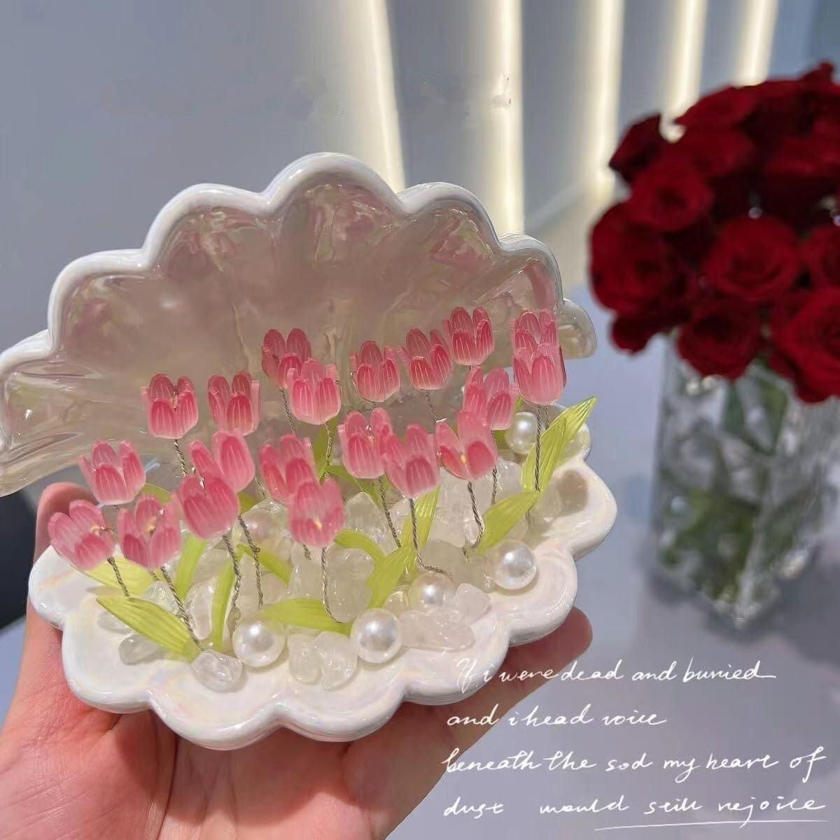 Tulip Night Light Flower Lamp Shell Light - DIY