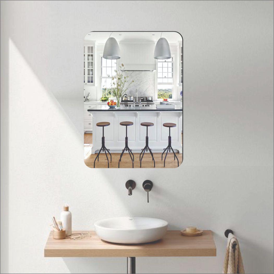 Flexible Oval Shape Plastic Mirror For Wall Mirror