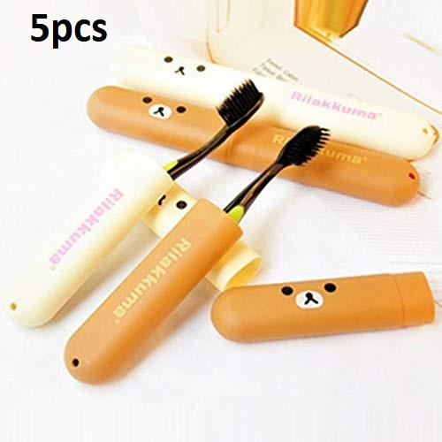 Mini Cute Cartoon Toothbrush Box/Holder(Pack of 5)