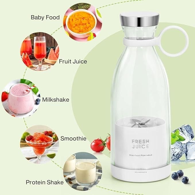 Travel Portable Mini Juice Blender with USB recharge