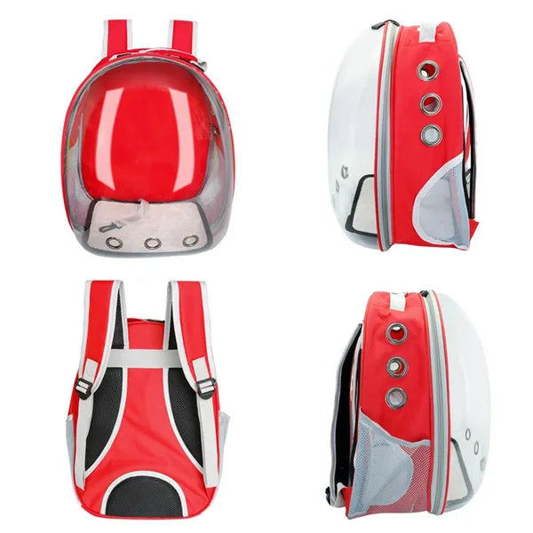 Pet Cat, Small Dog Carrying Bag Pet Backpacks Breathable Portable and Transparent