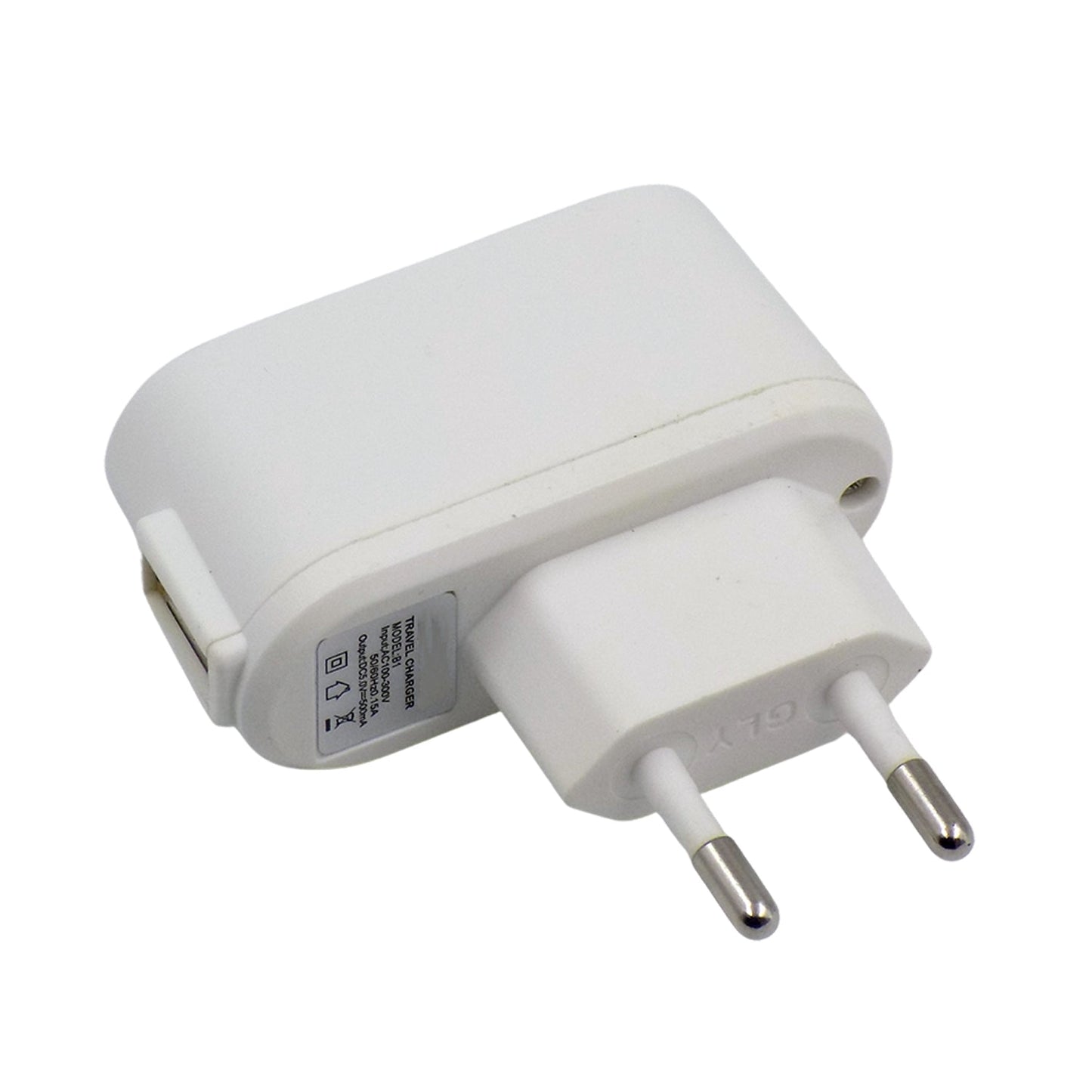 Travel charger for Android smartphones, USB cable not included