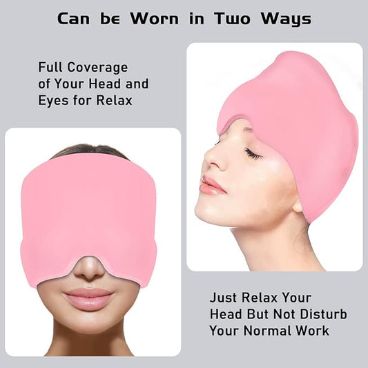 THOE™ Migraine Ice Head Wrap, Headache Relief Hat for Migraine pain