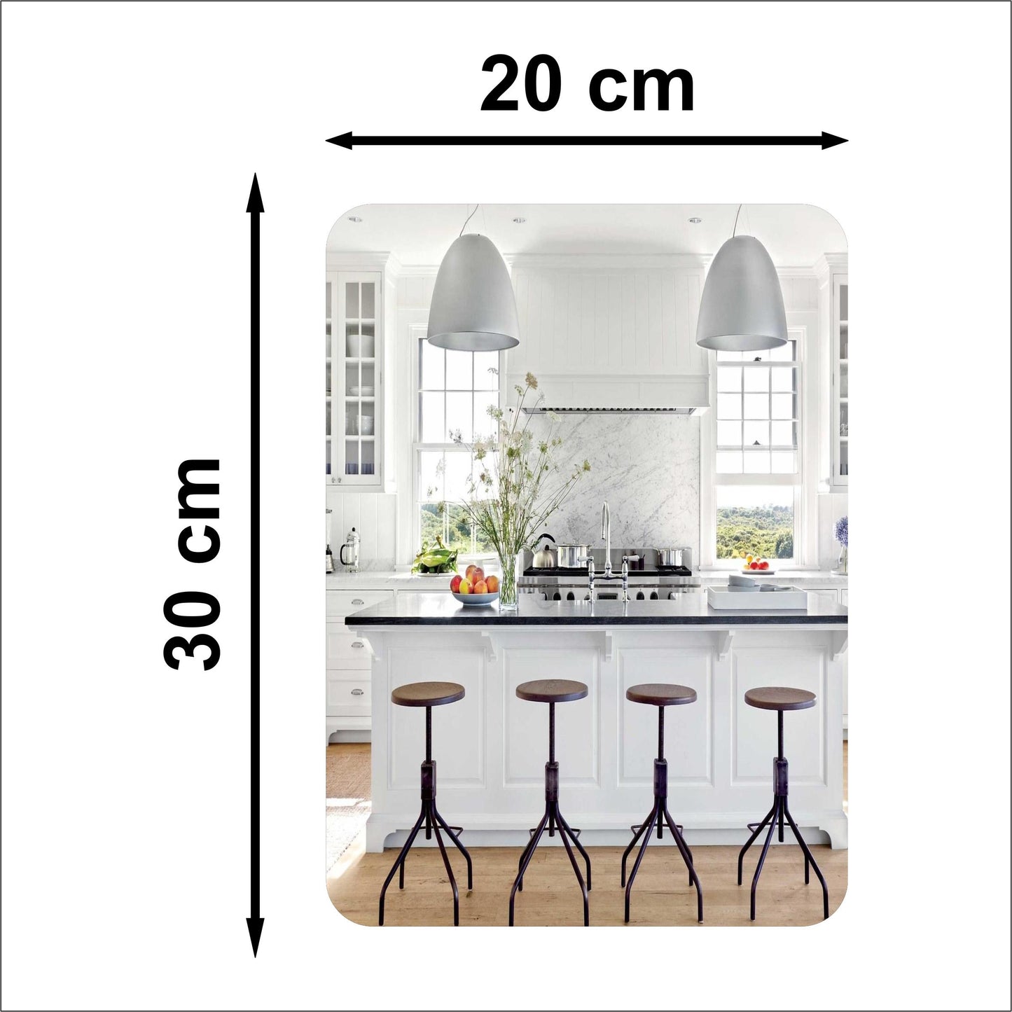 Flexible Oval Shape Plastic Mirror For Wall Mirror