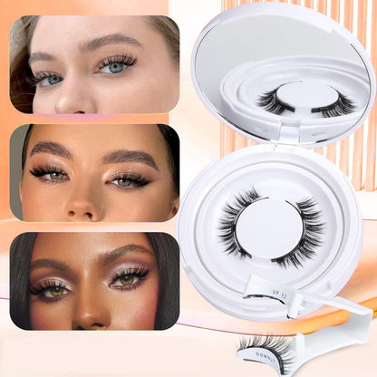 Reusable Magnetic Cat Eye Lashes with a Natural Look and Handy Applicator